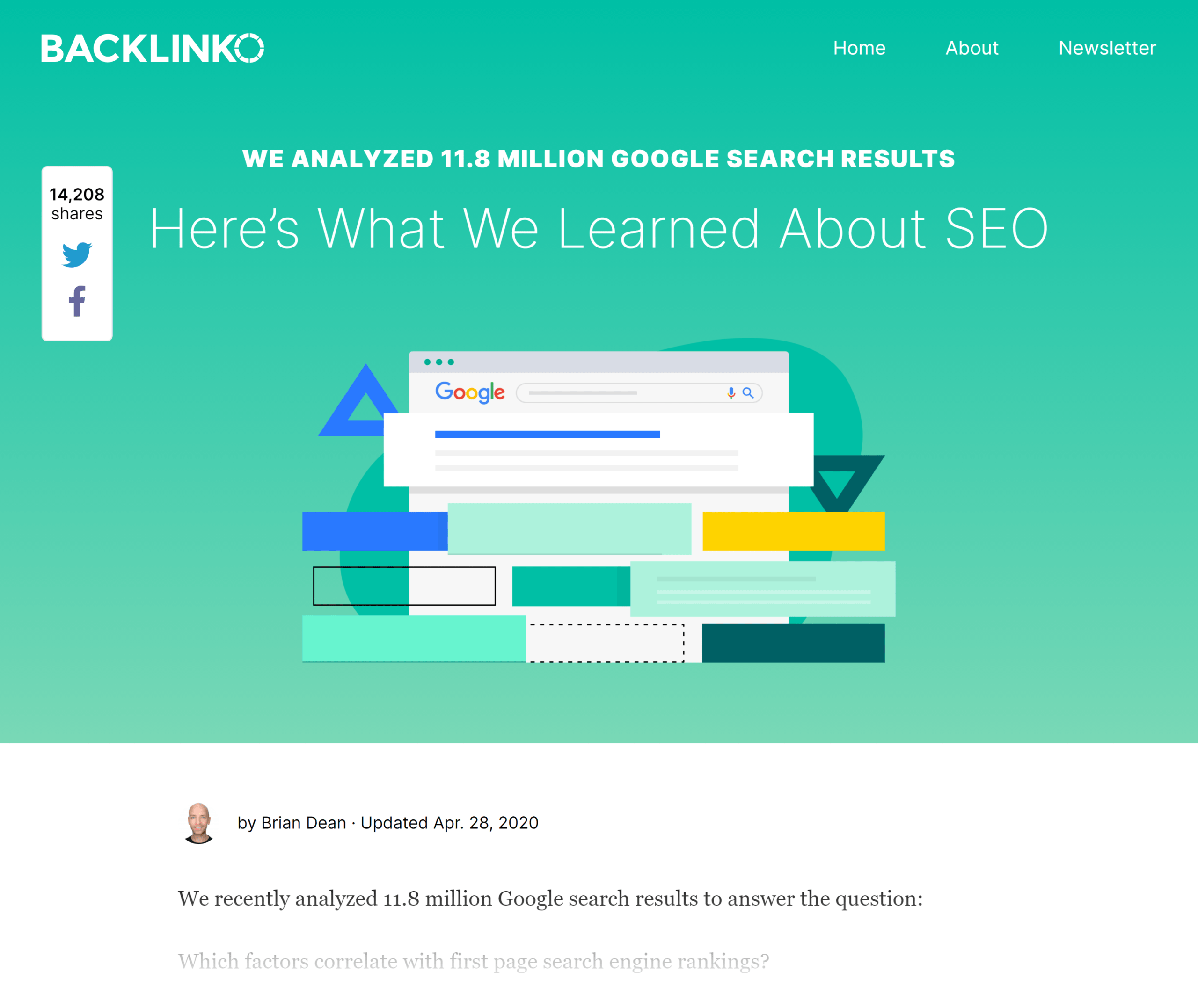 Backlinko – Search engine ranking