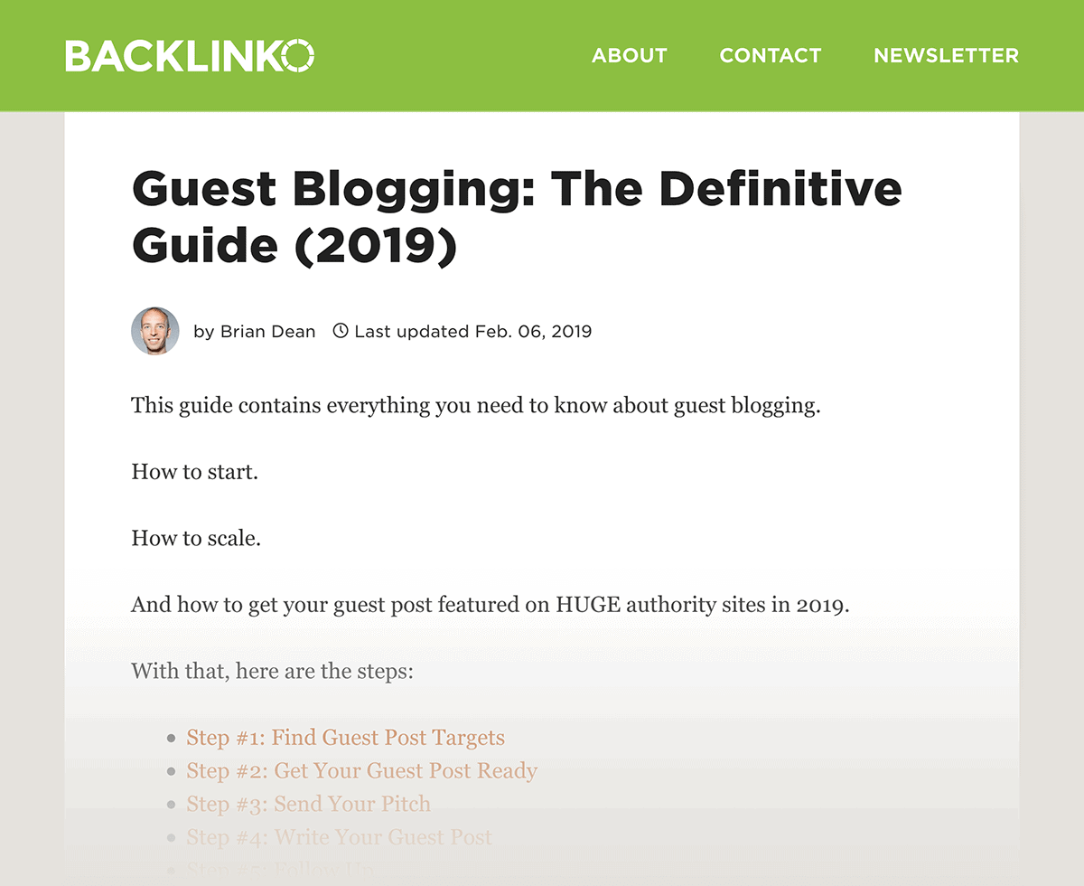 The Definitive Guide to Guest Blogging – New version