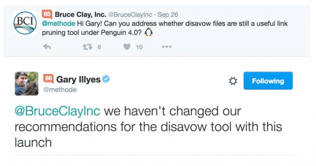 Gary Illyes disavow tool
