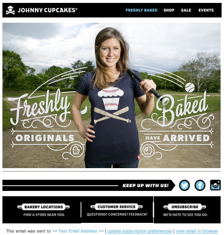 Johnny Cupcakes segmentation campaign