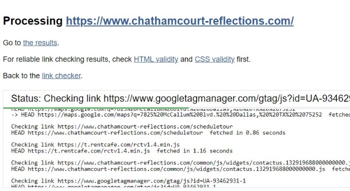 You get free link checking with no usage limits using W3C Link Checker