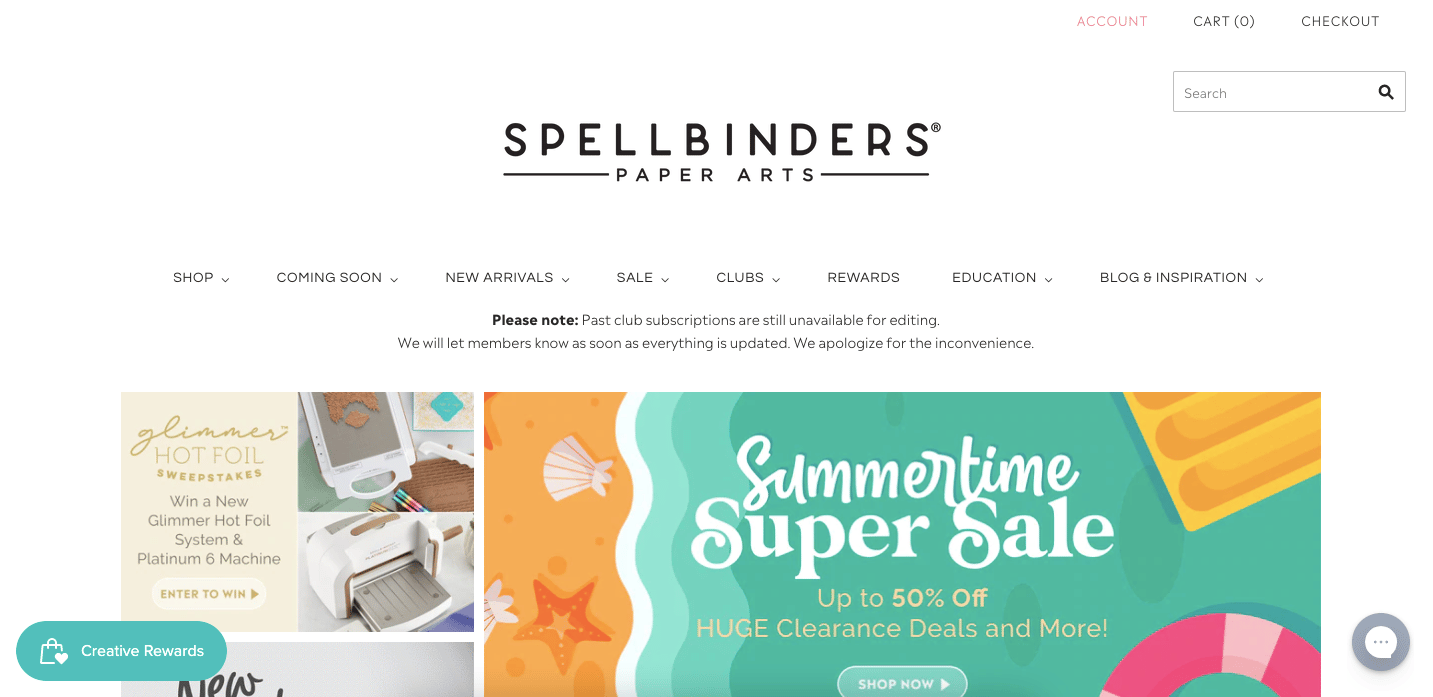 spellbinders arts and crafts affiliate programs
