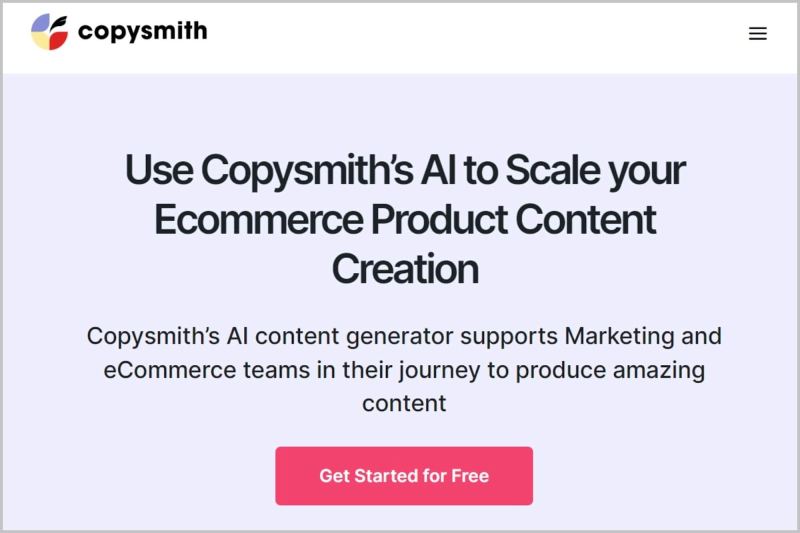 Copysmith tool is suitable for long-form content