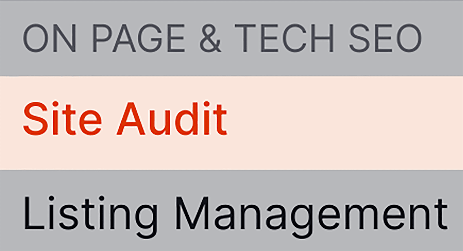 SEMrush Site Audit tool