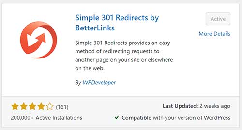 Simple 301 redirect plugin for WordPress to help with link reclamation.
