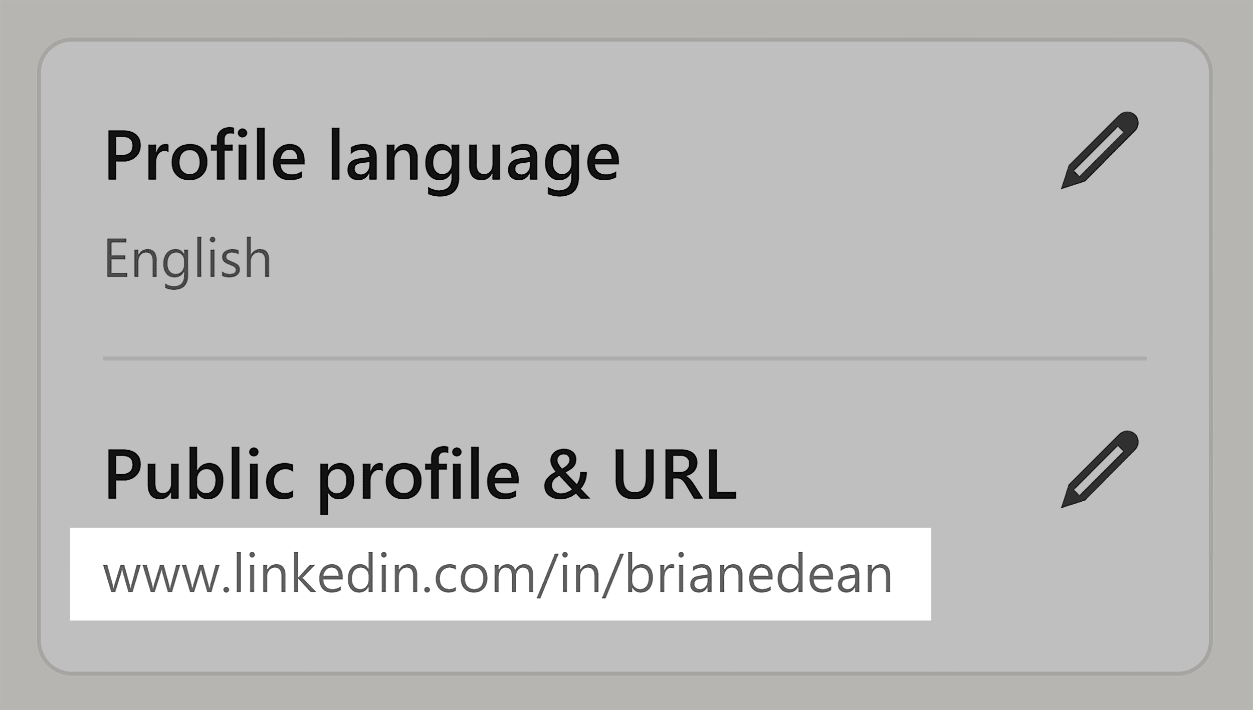 LinkedIn – Profile – URL