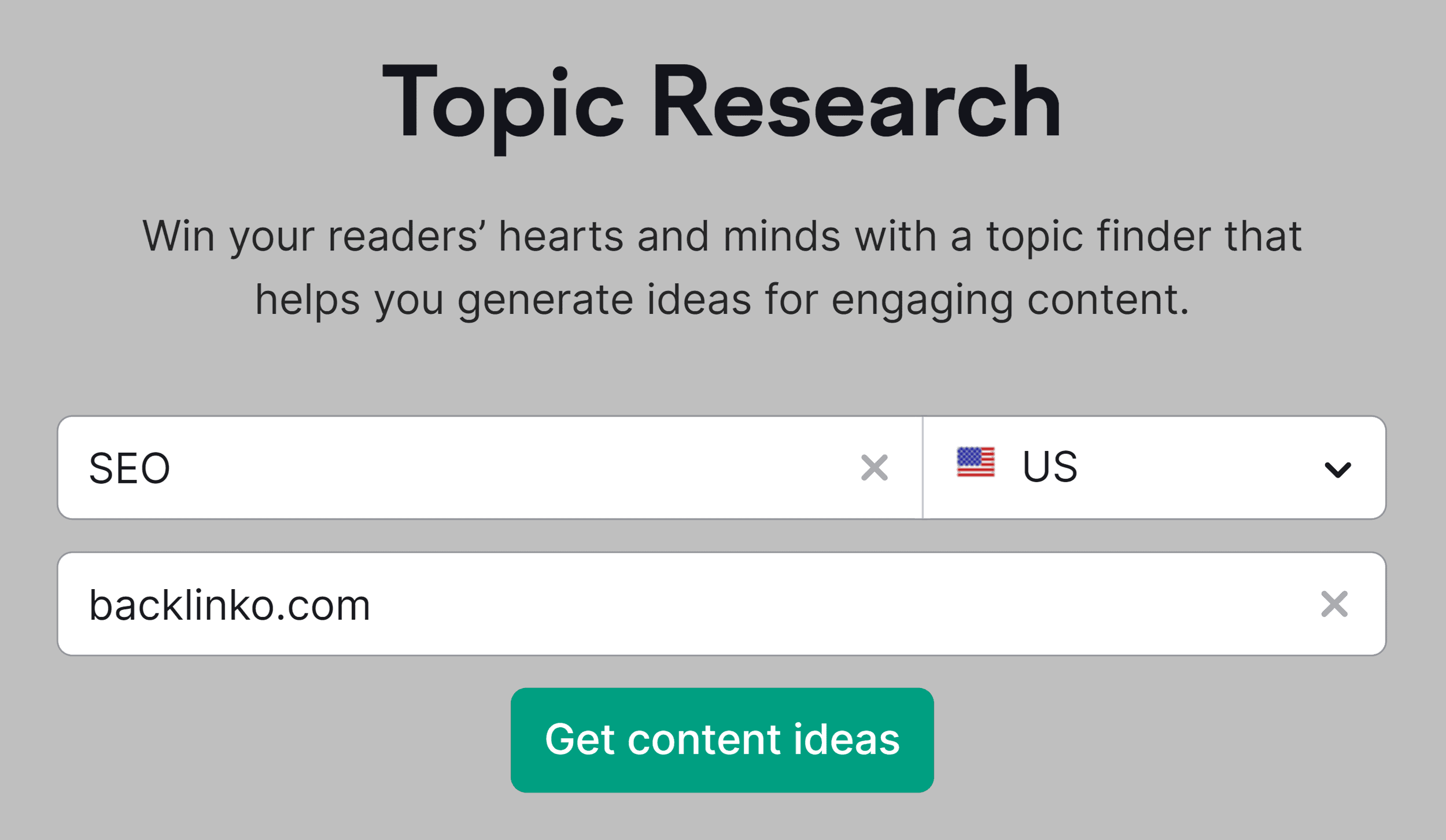 Topic Research – Get ideas
