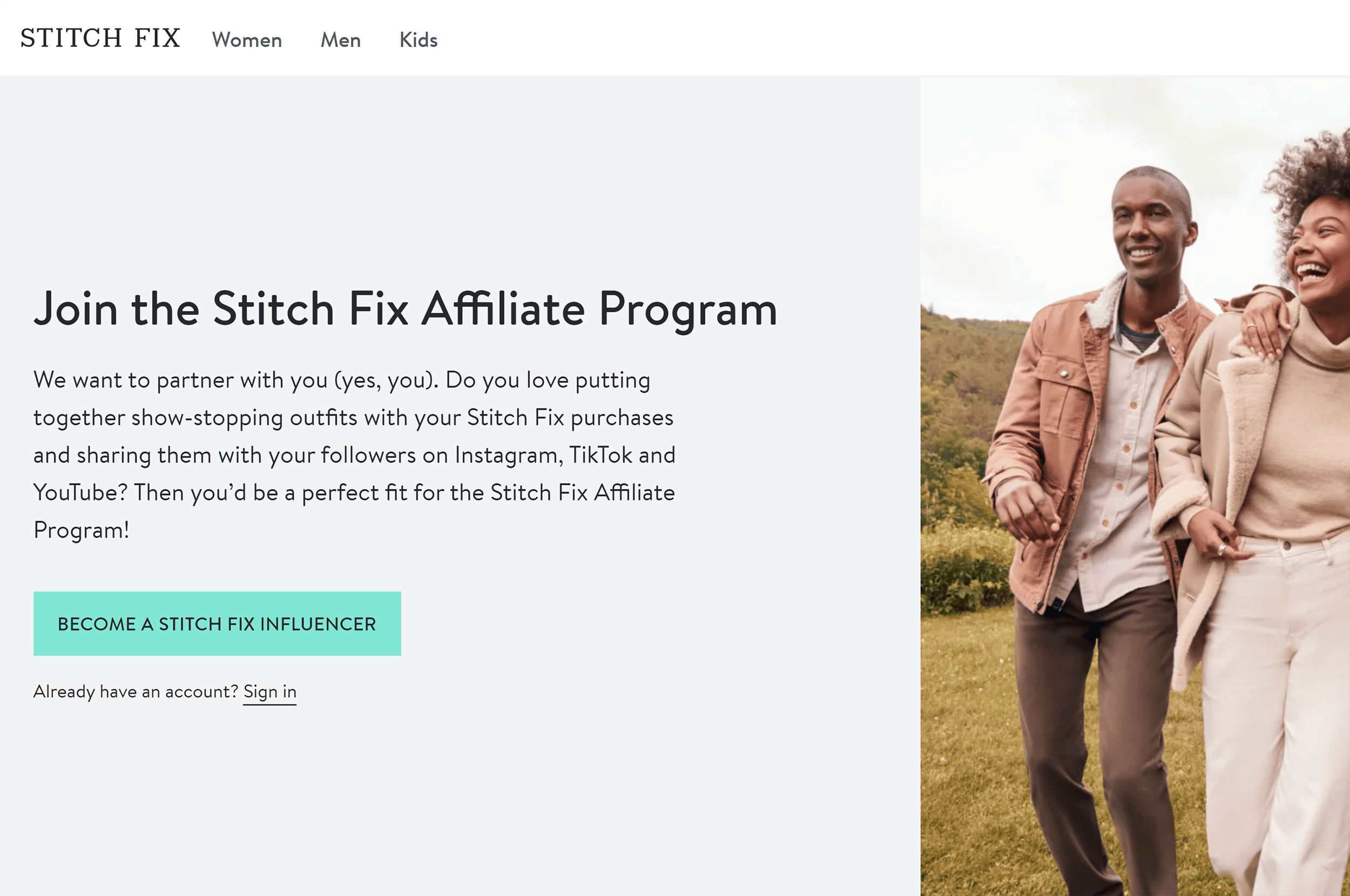 Stitch Fix Affiliate Program