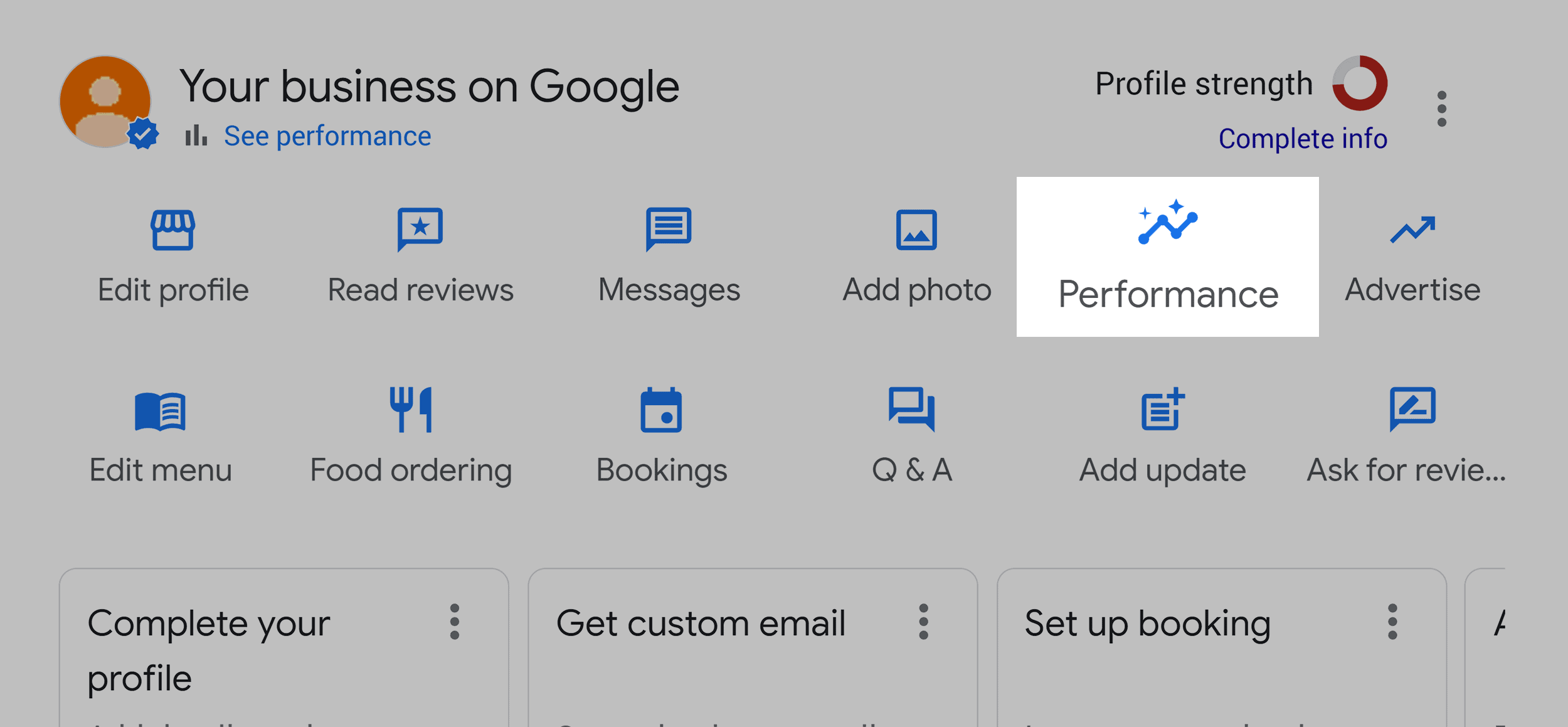 Google Business – Performance