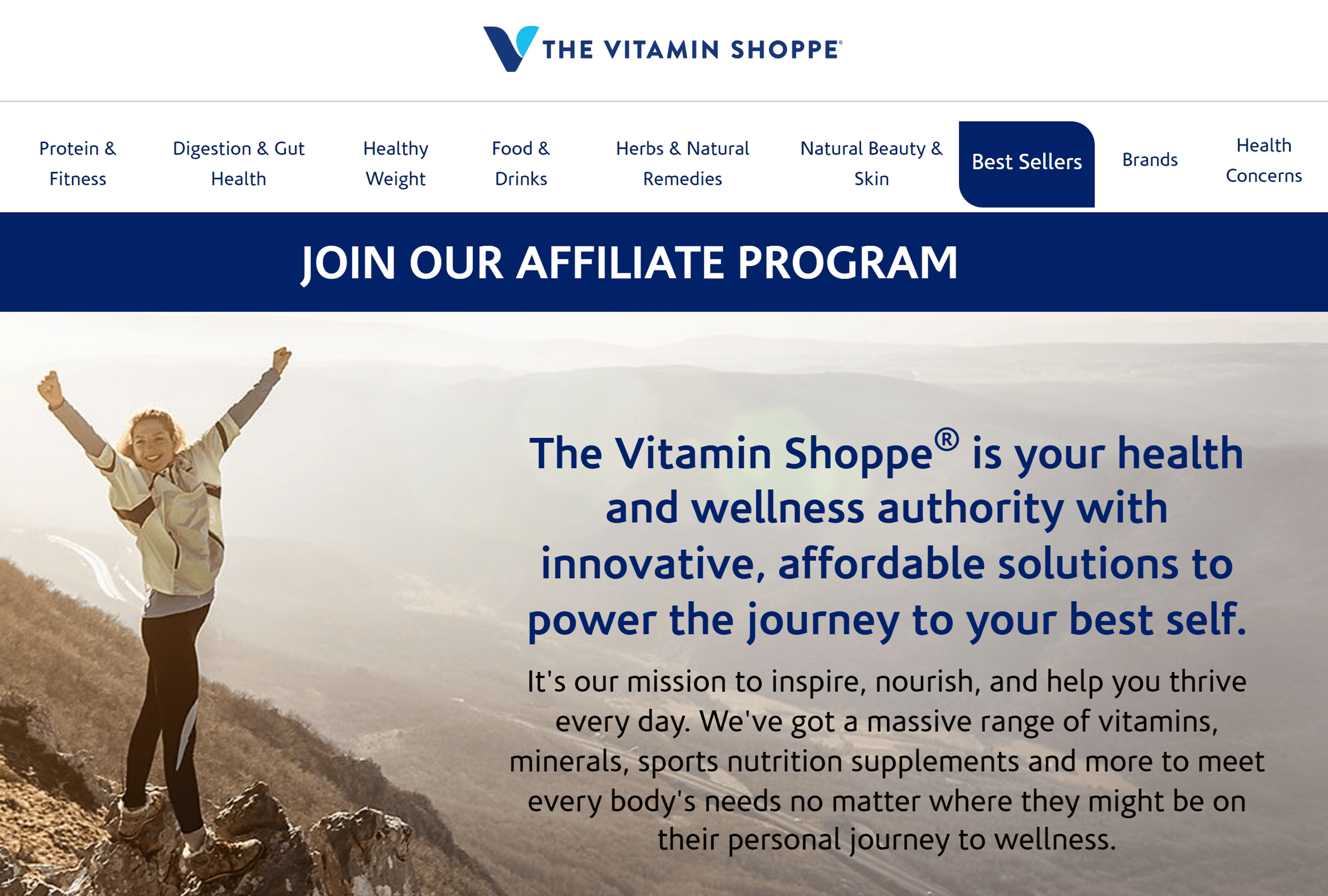 The Vitamin Shoppe Affiliate Program