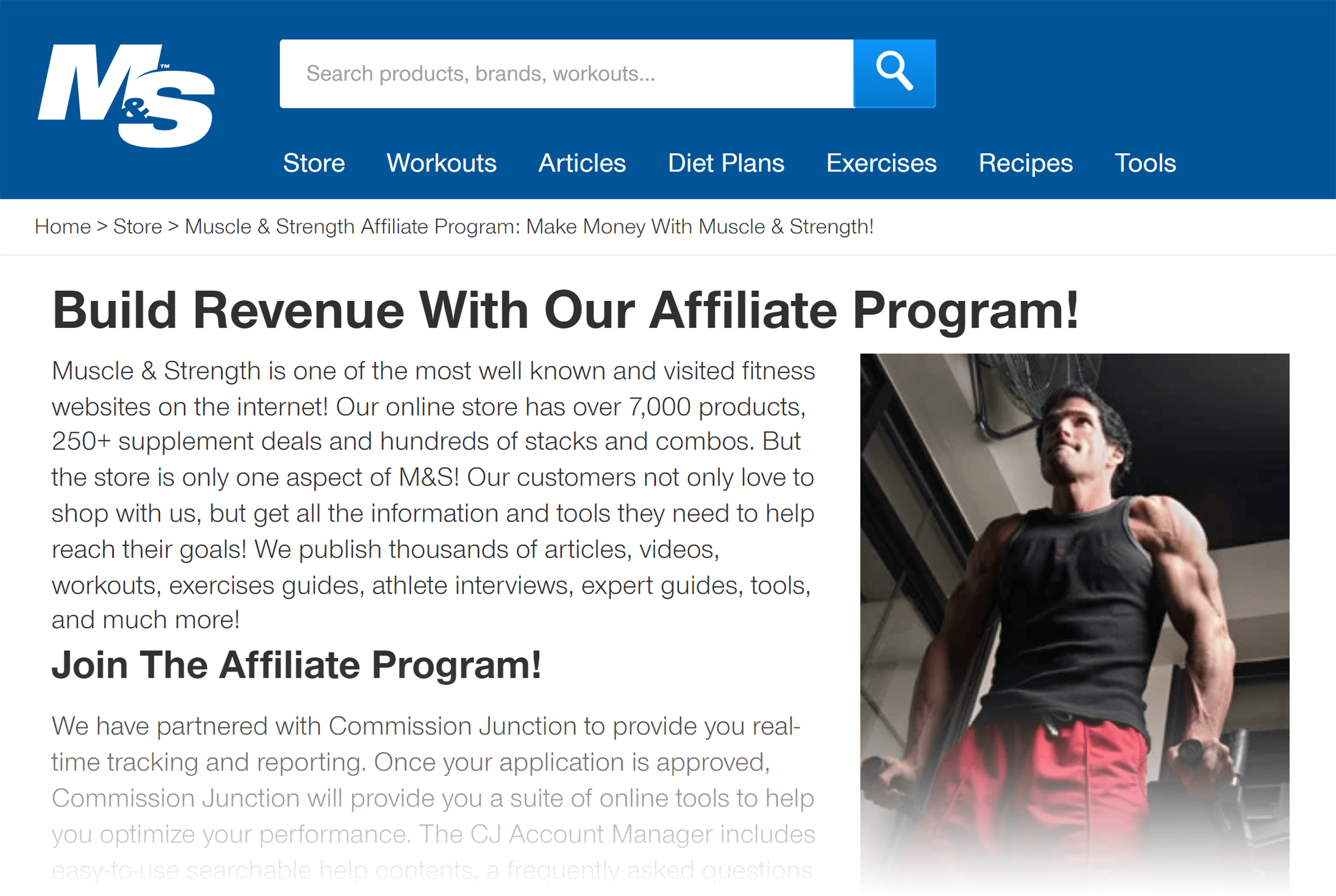 Muscle & Strength Affiliate Program
