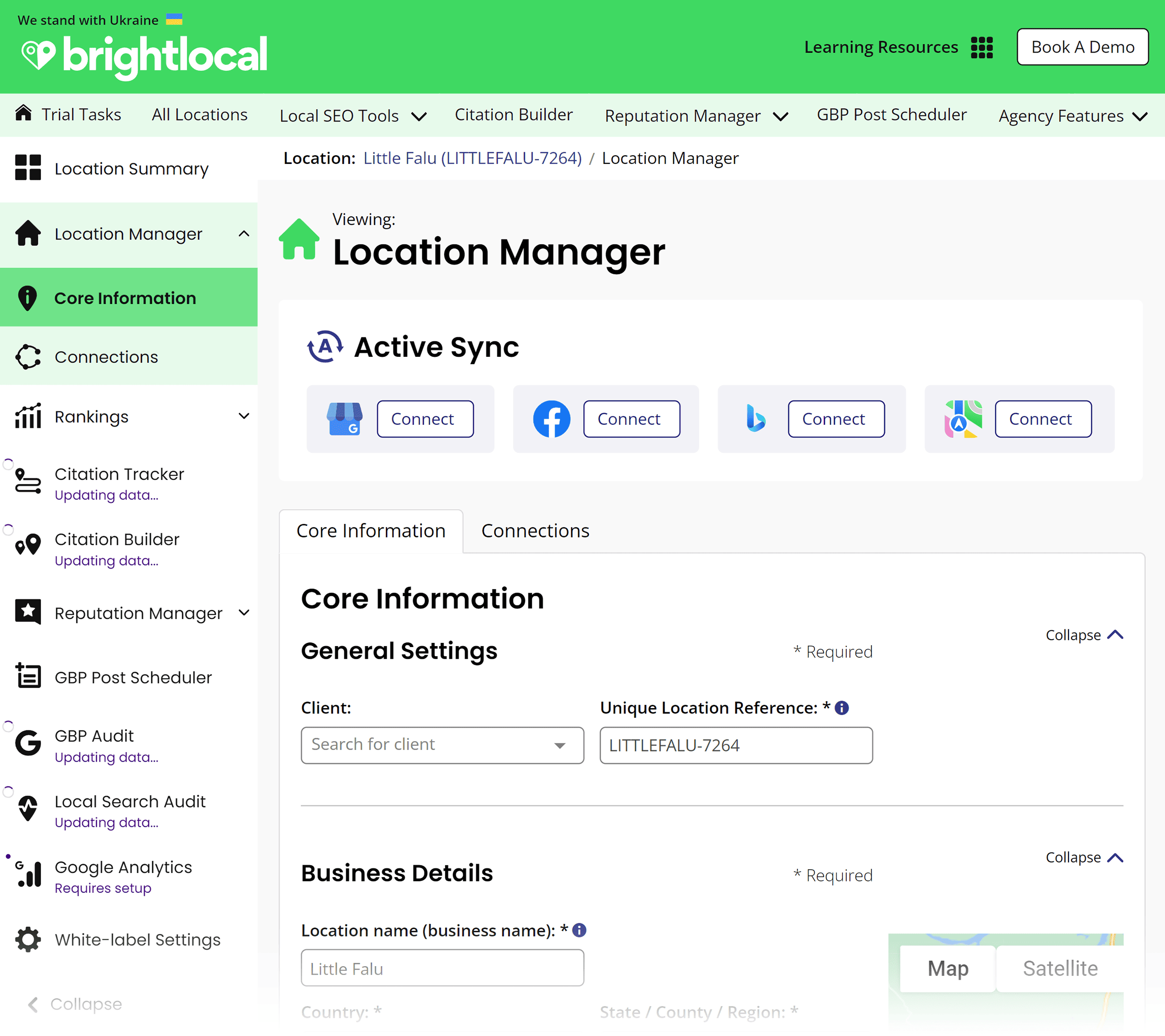 BrightLocal – Location Manager