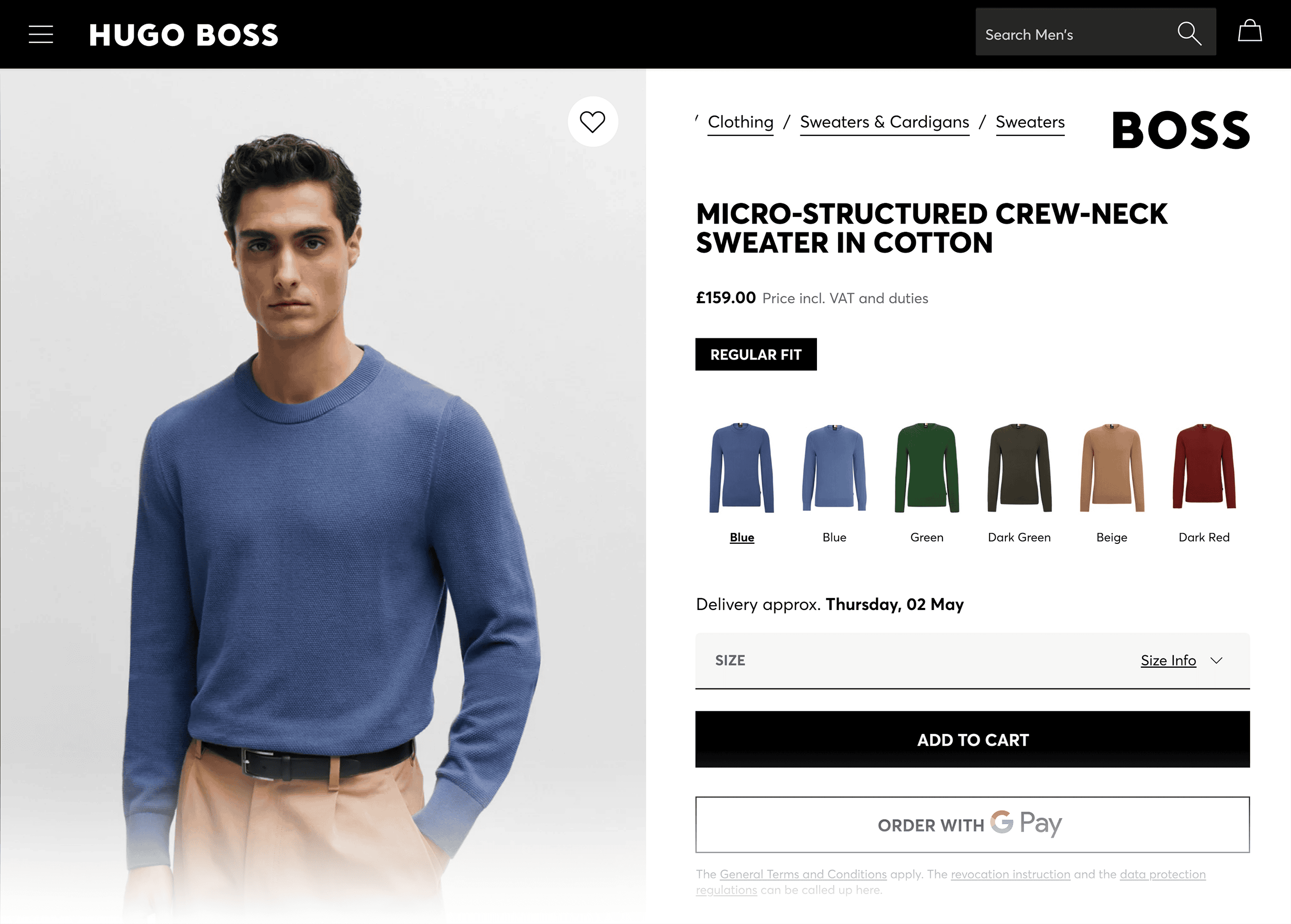 Hugo Boss – Neck sweater